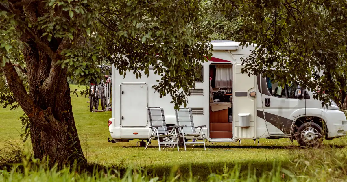 Campervan at Festival
