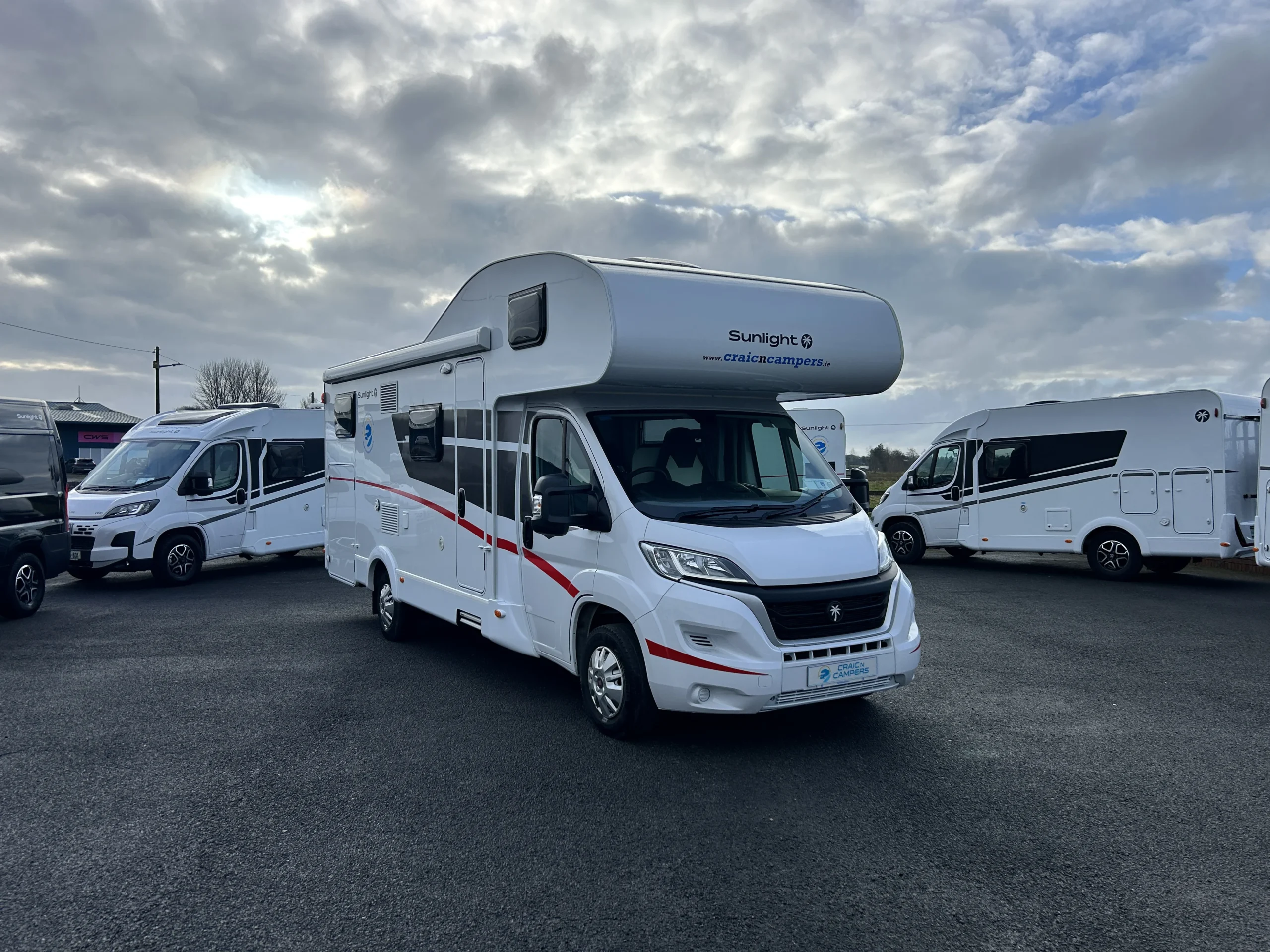 Sunlight A70 campervan exterior