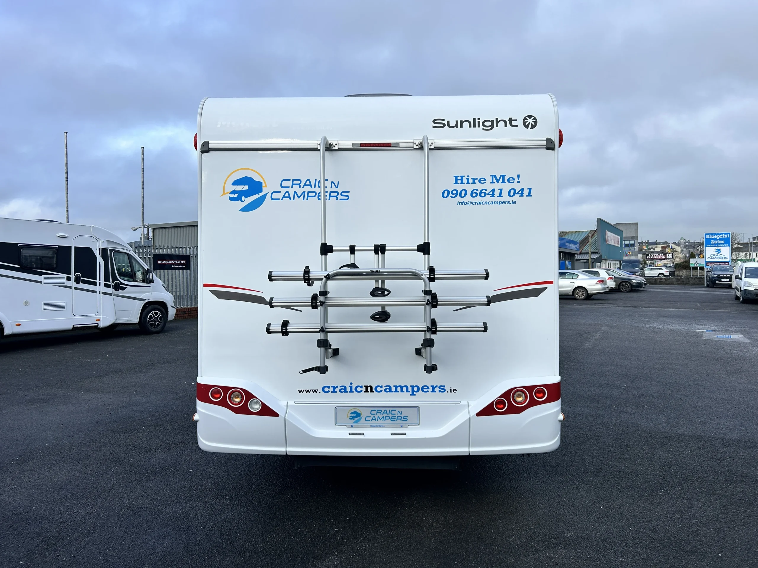 Sunlight A70 campervan exterior
