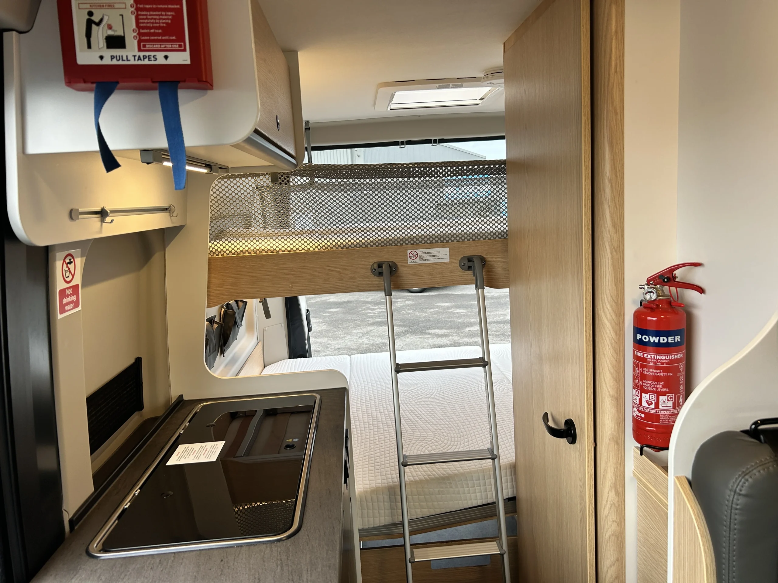 Sunlight Cliff 601 Campervan interior