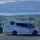 Craic N Campers campervan at Wicklow mountains viewpoint - campervan weekend break from Dublin